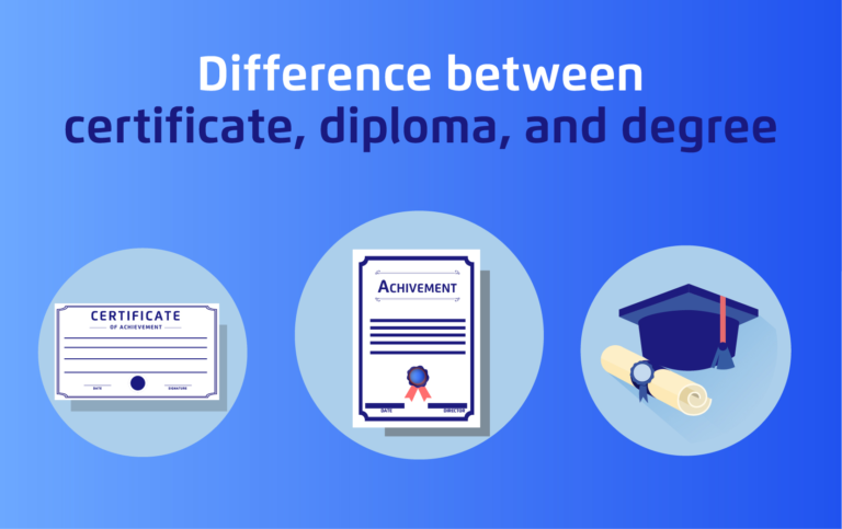 The Differences Between a Diploma, Degree, and Certificate