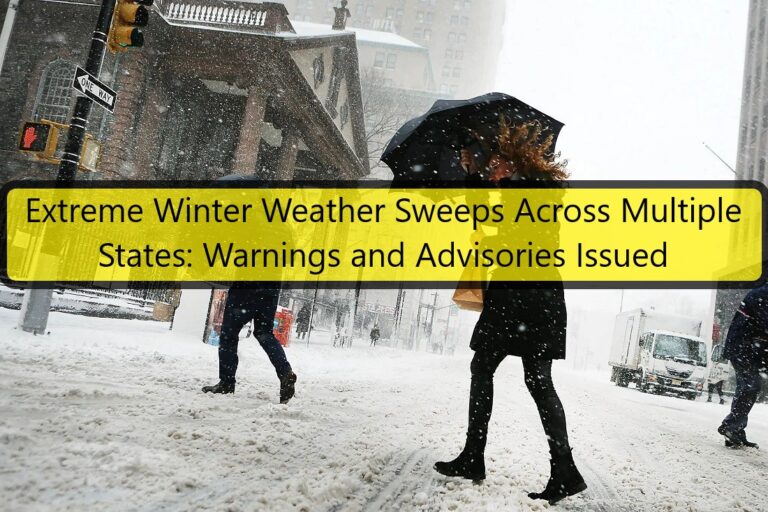 Extreme Winter Weather Sweeps Across Multiple States: Warnings and Advisories Issued
