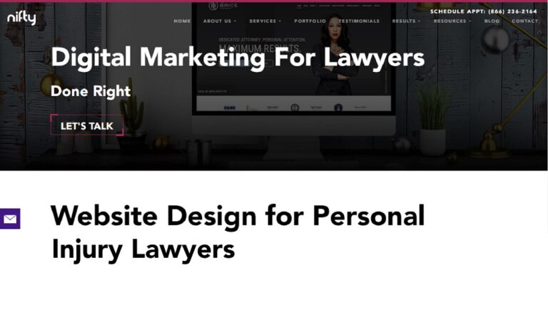 Best Practices When Designing Your Personal Injury Law Firm Website
